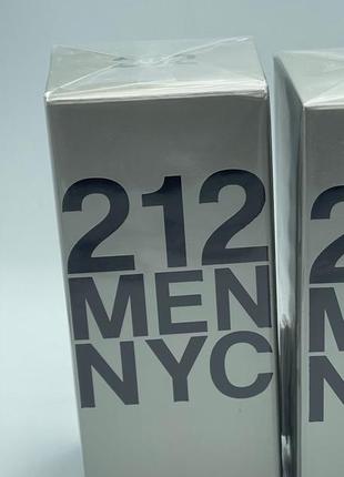 Туалетная вода для мужчин объем 100 мл в стиле 212 men nyc carolina herrera