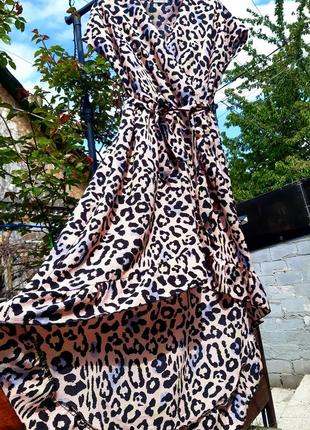 Сукня леопардова