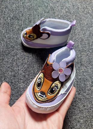 Стильные брендовые ботиночки пинетки с оленем бемби4 фото