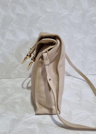 Интересная кожаная сумка дорогого бренда claudie pierlot,4 фото