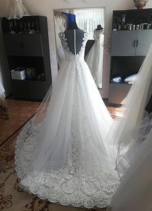 Шикарное свадебное платье 46-48 размер