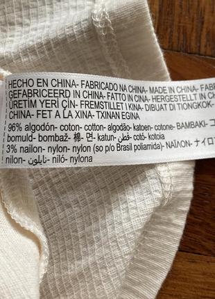 Блуза бавовна гольф бавовняний еластичний massimo dutti xs-s іспанія 🇪🇸 8