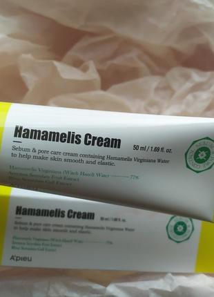 Apieu крем на основі водного екстракту гамамелісу a'pieu hamamelis cream