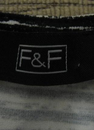 Платье-футболка в полоску с разрезами по бокам f&f5 фото