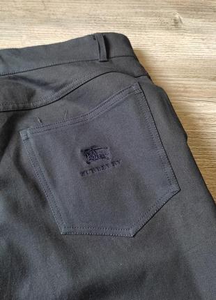 Женские винтажные стрейчевые штаны burberry london4 фото