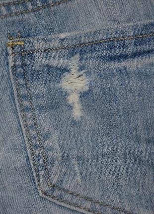 Хѕ фірмові круті яскраві джинсові шорти шортики з потертостями і рваностями10 фото