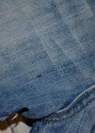 Хѕ фірмові круті яскраві джинсові шорти шортики з потертостями і рваностями9 фото