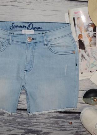 170 см фирменные крутые яркие джинсовые шорты шортики с потертостями5 фото