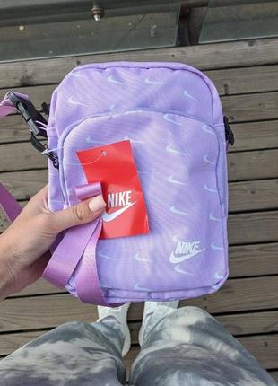 Сумка nike в лавандовом цвете 💜3 фото