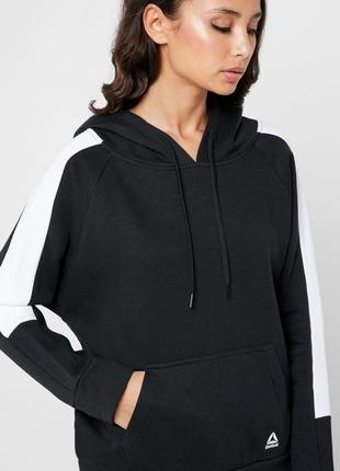 Женское худи оригинал теплая reebok workout ready cover up hoodie ec23961 фото