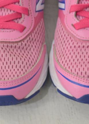 New balance дитячі спортивні кросівки рожевого кольору оригінал 34 розмір3 фото