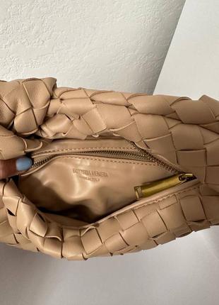 Сумка в стиле bottega veneta beige4 фото