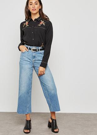 Topshop moto джинсы женские укороченные капри короткие джинсы момы