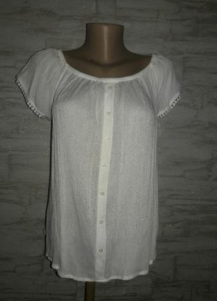 Блузка белая размер 10