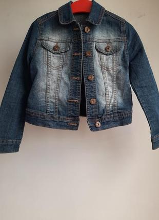 Куртка джинсовая фирмы george ,размер 110-116.1 фото