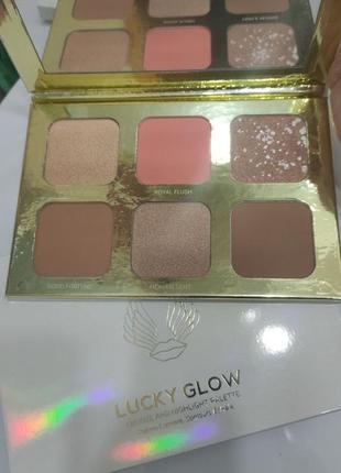 Палетка для контурирования true + luscious lucky glow palette 6 х 3.8 г2 фото