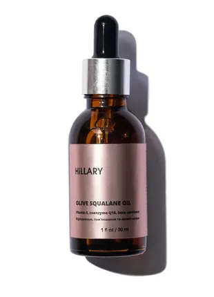 Сквалан оливковый 100% hillary olive squalane oil, 30 мл