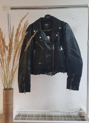 Черная куртка косуха,куртка байкер5 фото