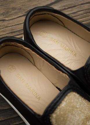 Модні, стильні сліпони туфлі мокасини san marina р-343 фото
