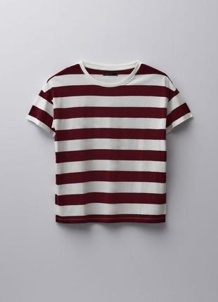 Стильная футболка в полоску 100% хлопок размер s,m и xl6 фото