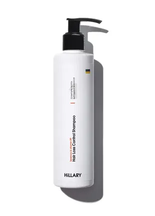 Шампунь против выпадения волос hillary serenoa & рр hair loss control shampoo, 250 мл