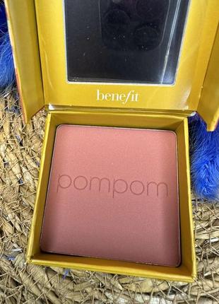 Оригинальный benefit pompom wanderful world пудровые румяна оригинал румяна для лица3 фото