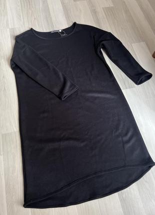 Черное платье большого размера 56-58