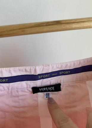 Розовая спортивная юбка versace sport оригинал9 фото