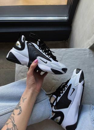 Кросівки nike zoom 2k black white6 фото