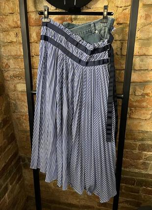 Комбинированная юбка sacai