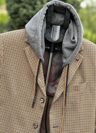 Bria cotton итальялия стильный пиджак блейзер кэжуал клетка m3 фото