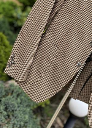 Bria cotton итальялия стильный пиджак блейзер кэжуал клетка m6 фото