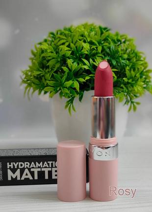 Матова губна помада, що не сушить губи, з гіалуроном! відтінок hydra rosy, 3.6 г