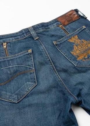 Vintage vivienne westwood x lee skinny zip denim jeans trousers5 фото