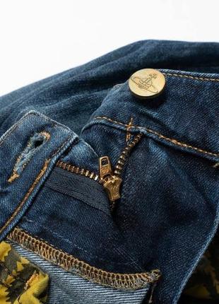 Vintage vivienne westwood x lee skinny zip denim jeans trousers7 фото