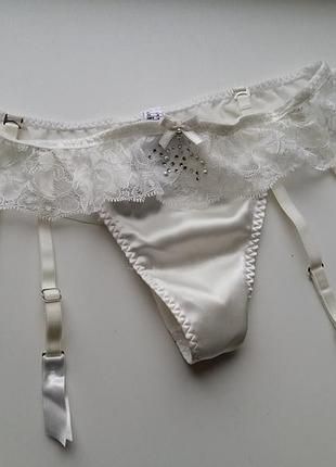 Трусики с подвязками для чулок- intimissimi свадебные, премиум колл ...