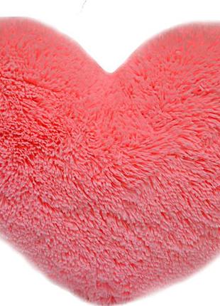 Большая подушка алина сердце 75 см розовый daymart2 фото