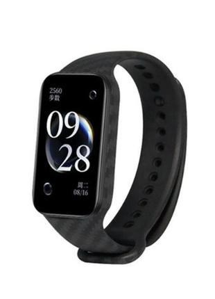 Силіконовий ремінець для redmi band 2 black сarbon