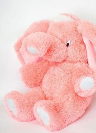 М'яка іграшка аліна слон 65 см рожевий