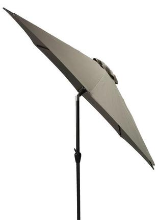 Зонт садово пляжный оливковий 300 см (рукоятка, функция наклона, вентиляция, водостойкий),daymart