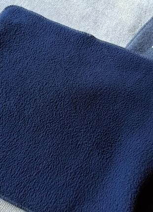 Флисовый двусторонний мужской шарф gant