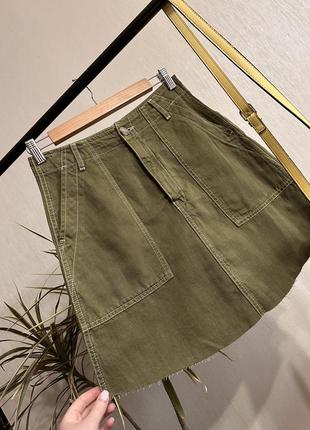 Спідничка хакі «zara»