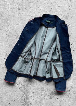 Lauren ralph lauren women’s vintage denim jacket женская, винтажная джинсовая куртка6 фото