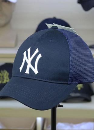 Кепки бейсболки тракер new york yankees mlb сетка4 фото