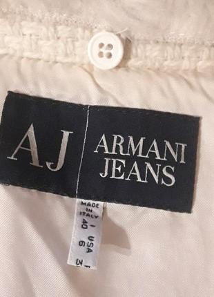 Брендовий  вовняний жакет  куртка  вкорочене пальто   р. 36 від  armani  jeans  made  in italy4 фото