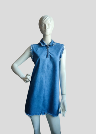 Джинсовое платье от asos размер s-m1 фото