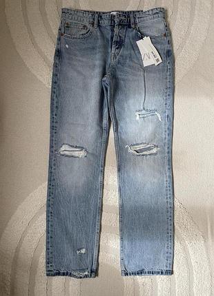 Нові джинси zara прямого крою 40 розмір