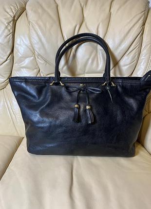 Оригінальна шкіряна сумка lauren ralph lauren.