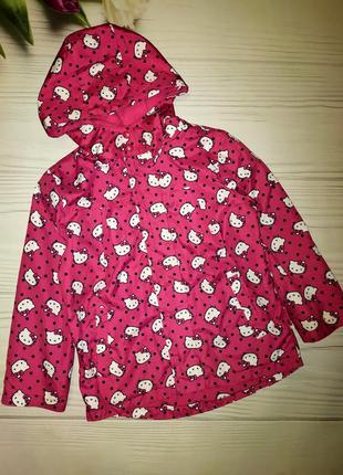 Яскрава куртка вітрівка hello kitty