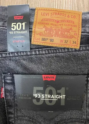 Джинси levis premium 501 w32 l342 фото